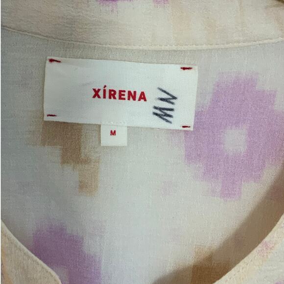 Xirena Lottie Shirt Lilac Ikat‎ - Picture 4 of 8